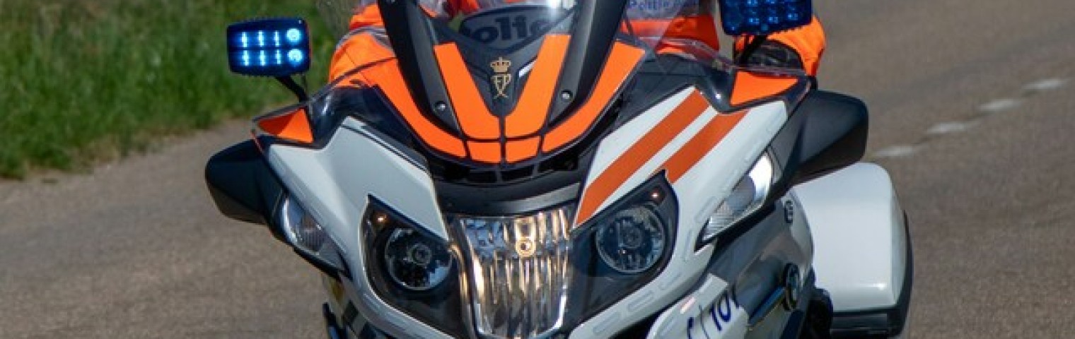 Politie op motor